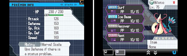 Milotic has exceptional Sp. Defence, so it’s good for sponging the opponent’s special moves.