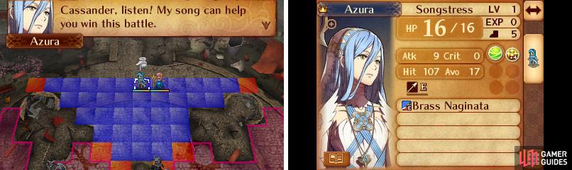 Using Azura’s “Sing” will give the target ally another turn!