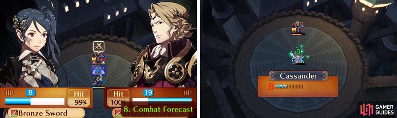 Heal here, then beat Xander!