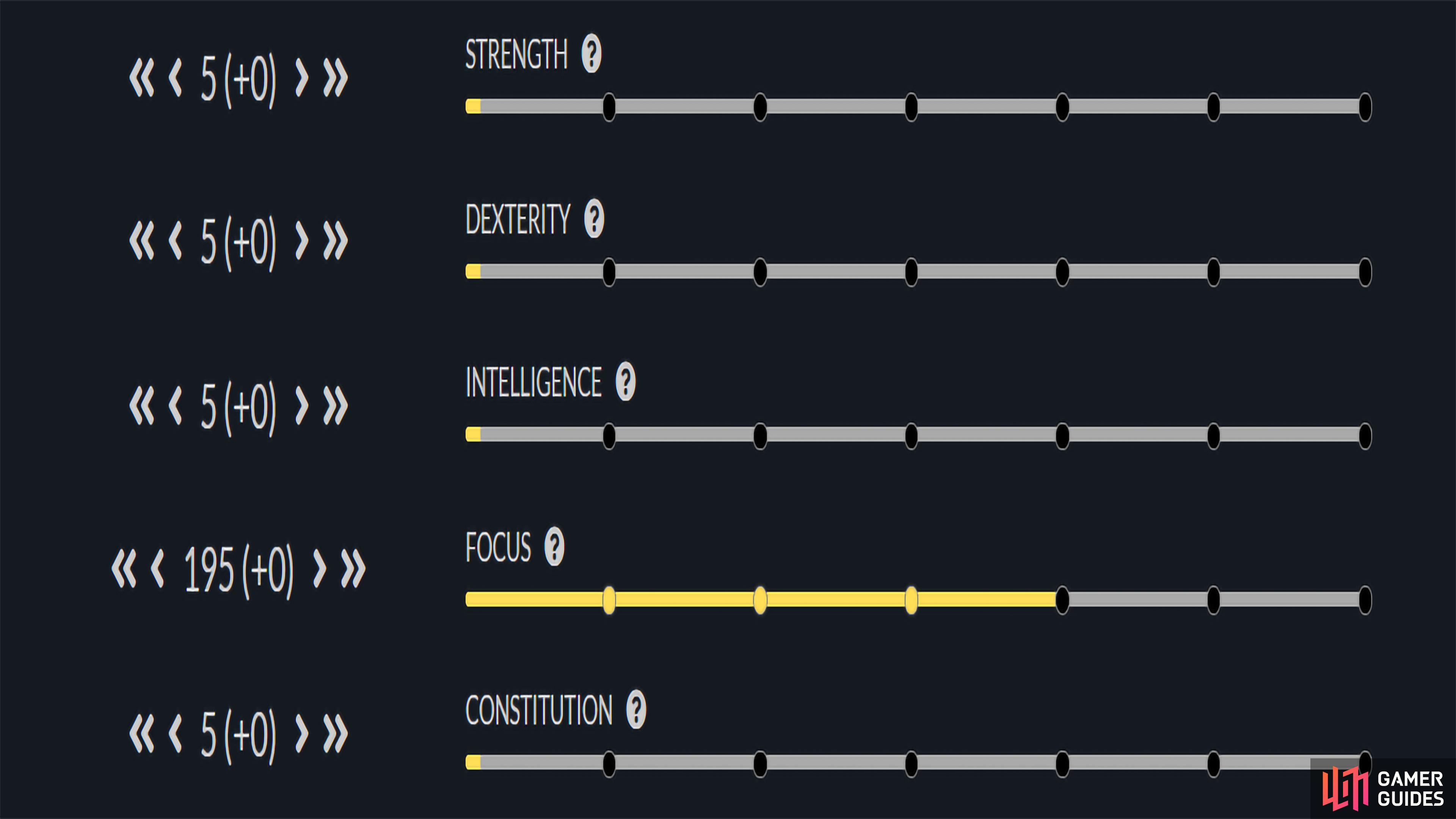 Life Staff Attributes.