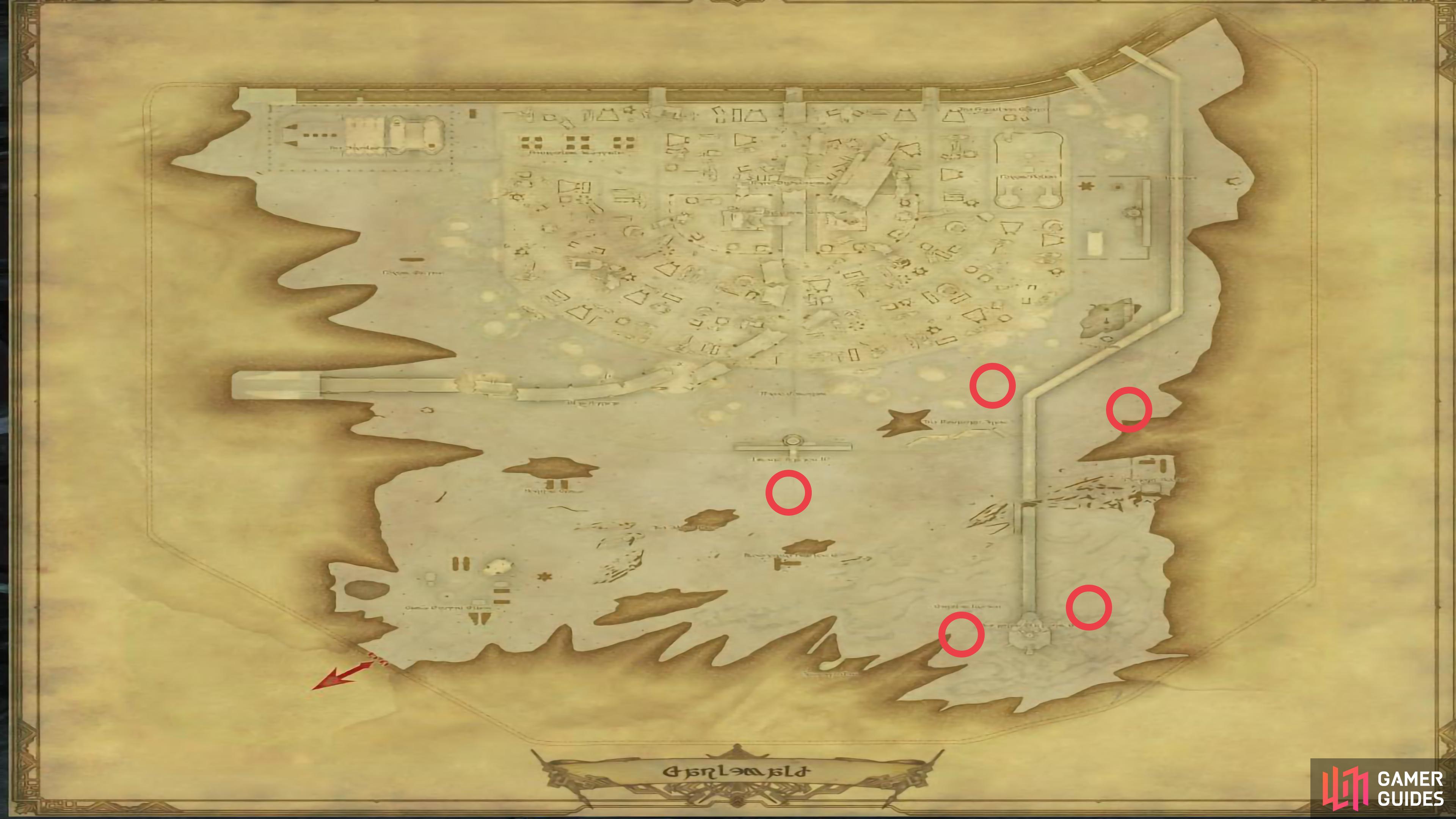 Emperor’s Rose Spawn Locations.