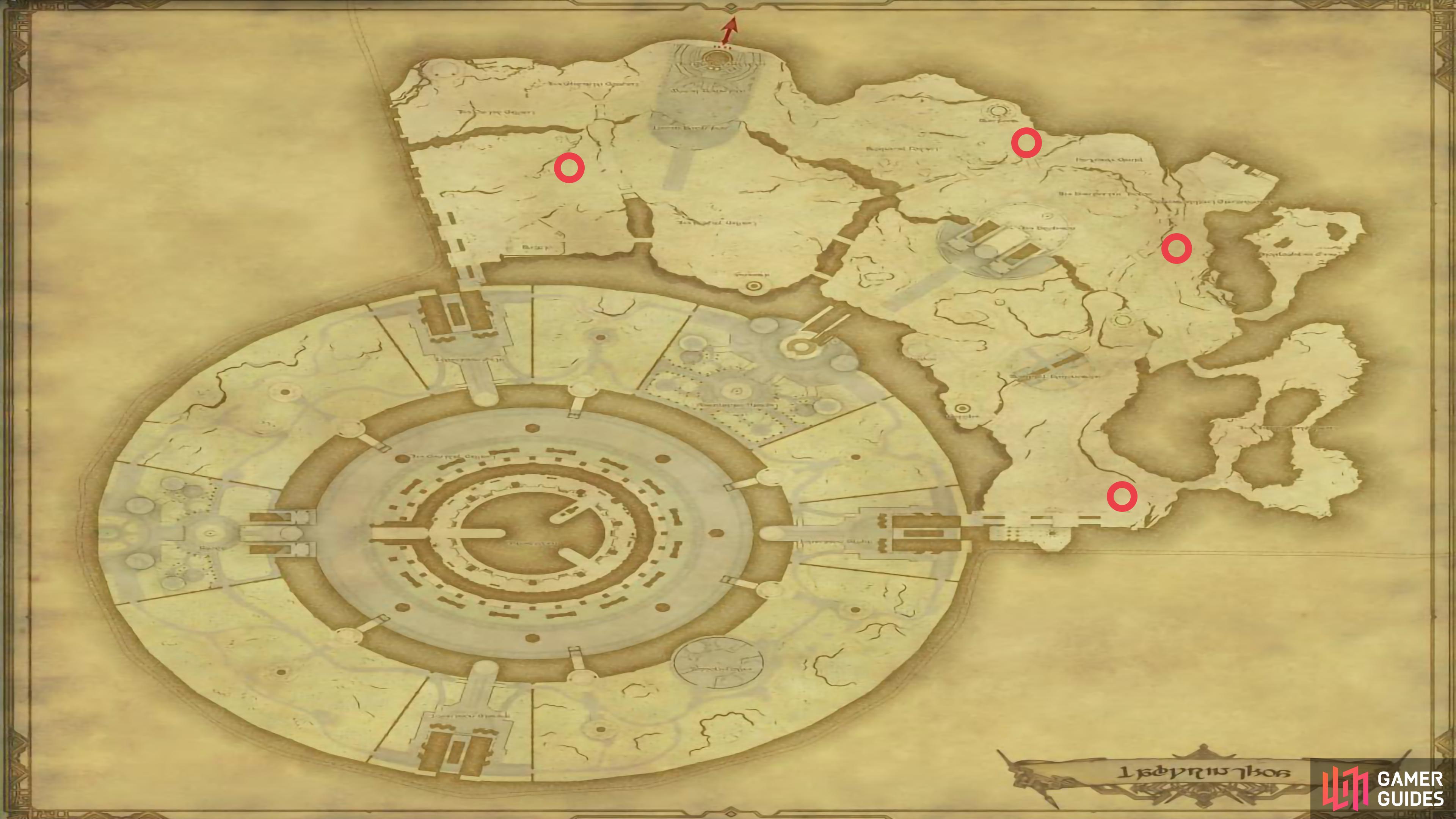 Green Archon Spawn Locations.