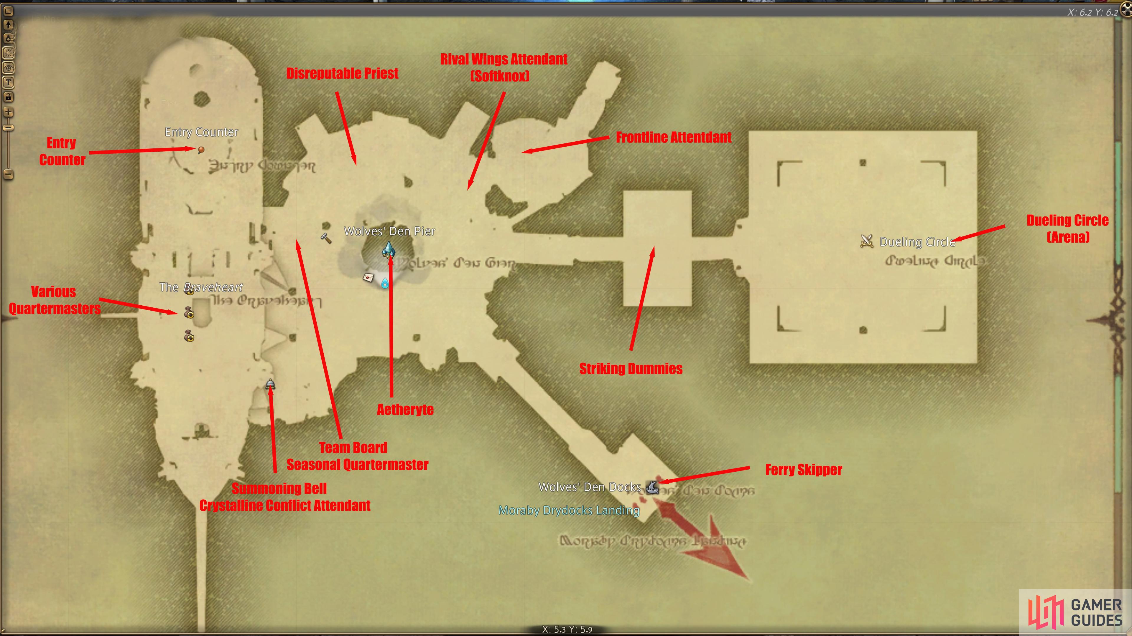 Here is a full annotated map of Wolves’ Den.