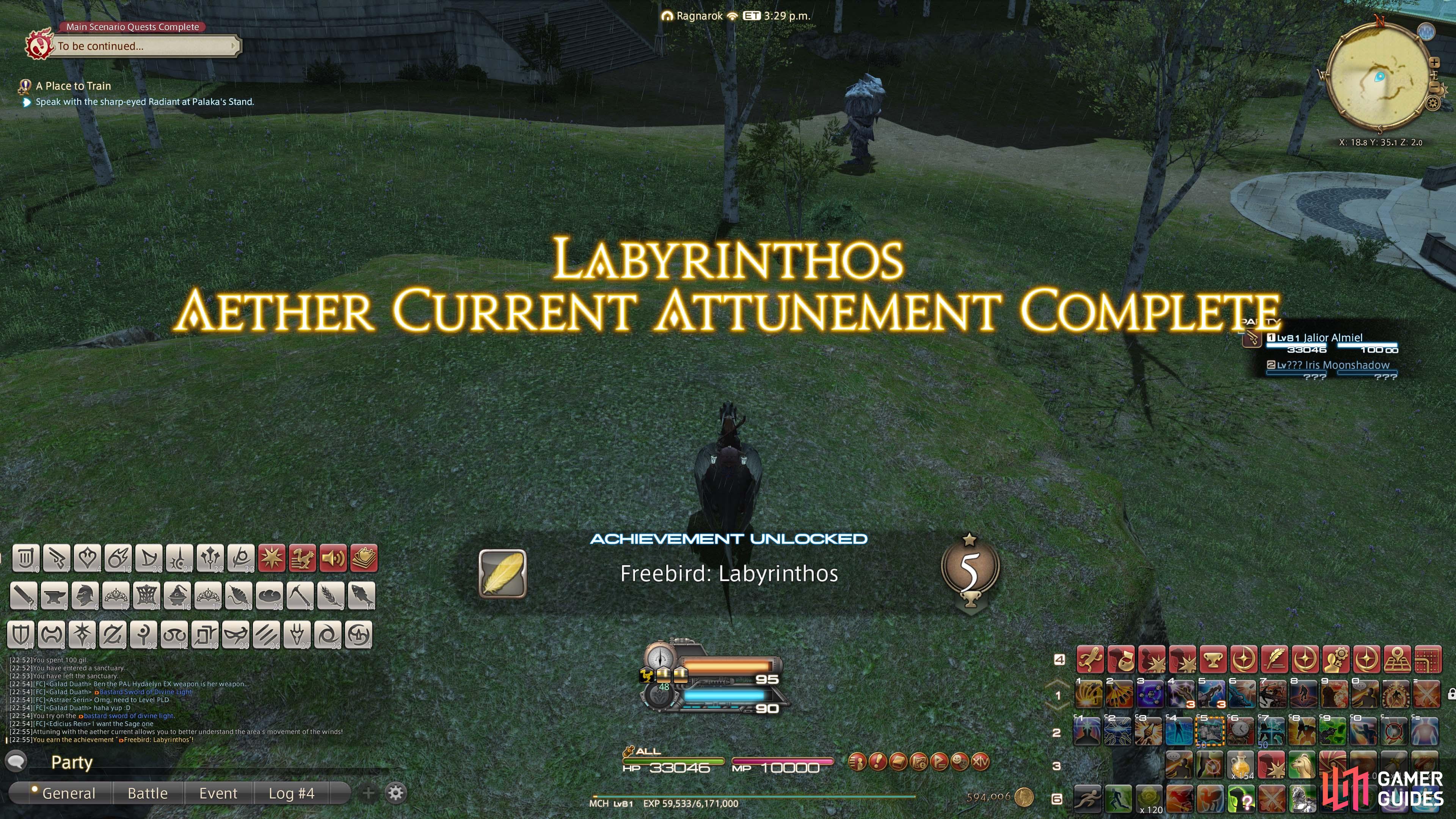 Labyrinthos Attunement Complete!