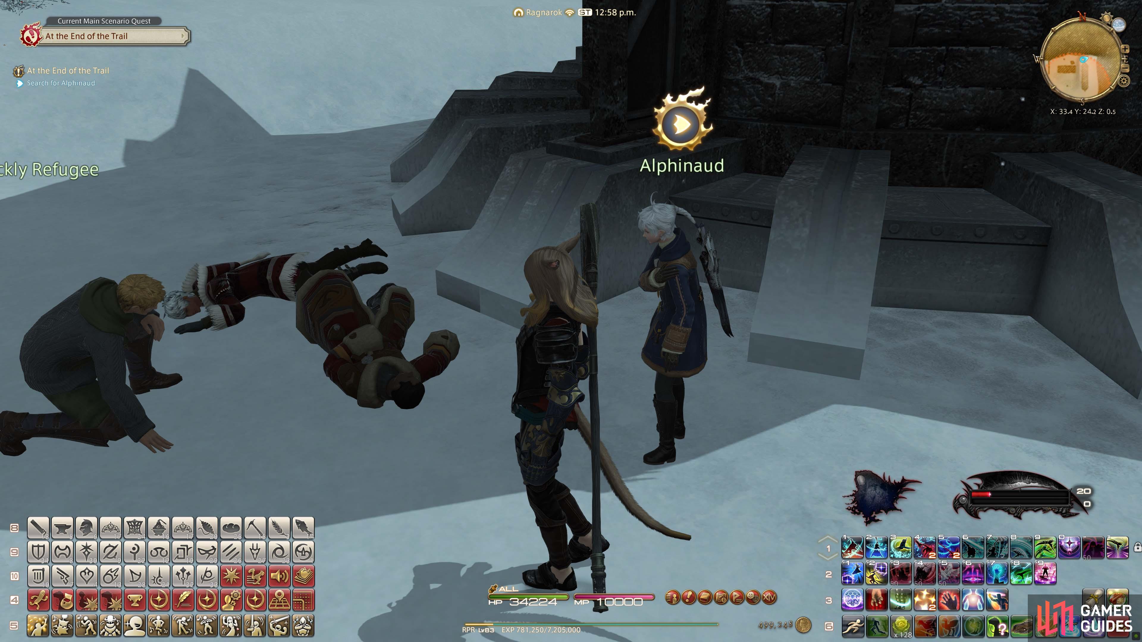 Alphinaud hidden location.