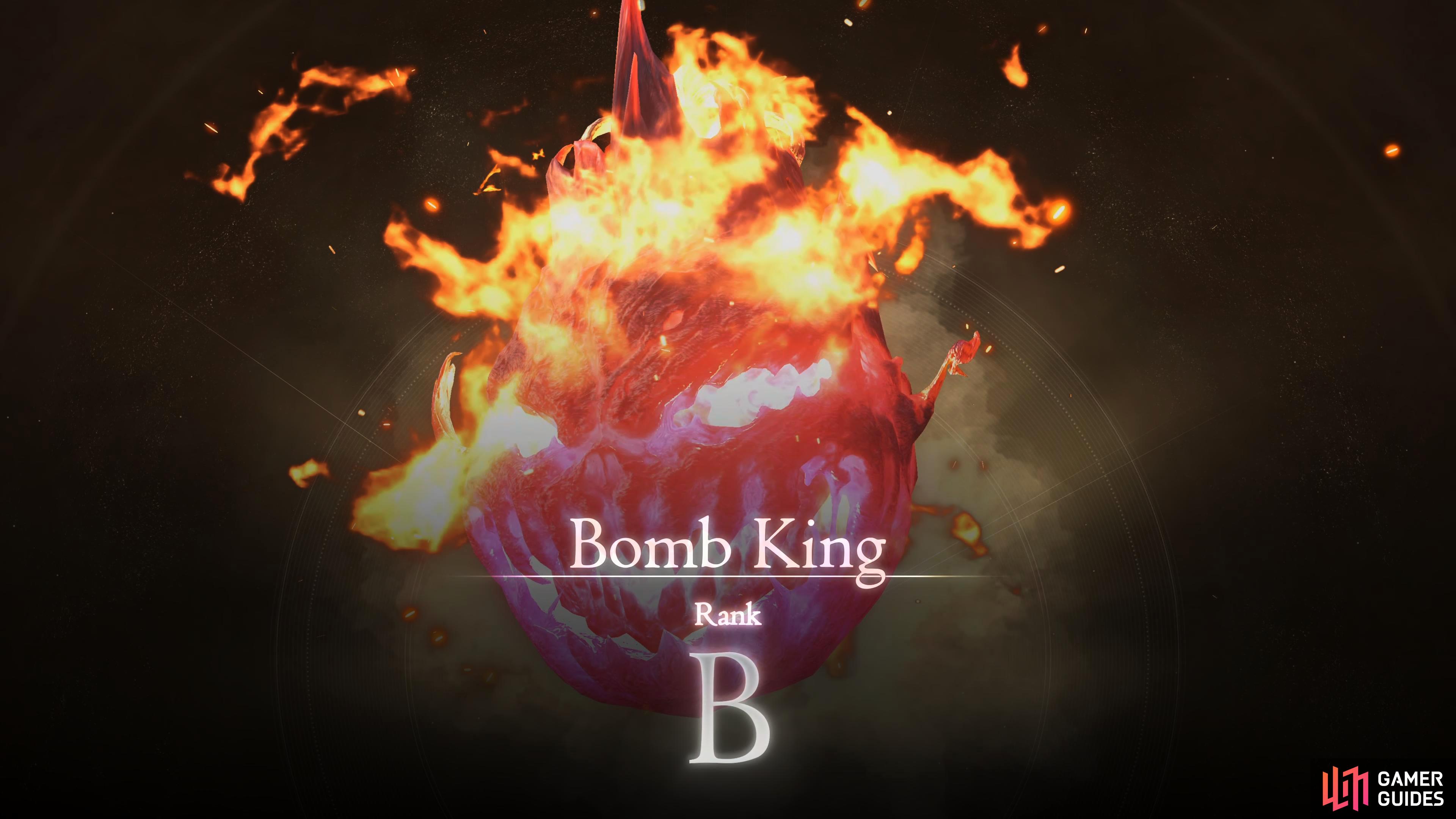 The Bomb King will appear on the Hunt Board after you accept the Weird Science side quest.