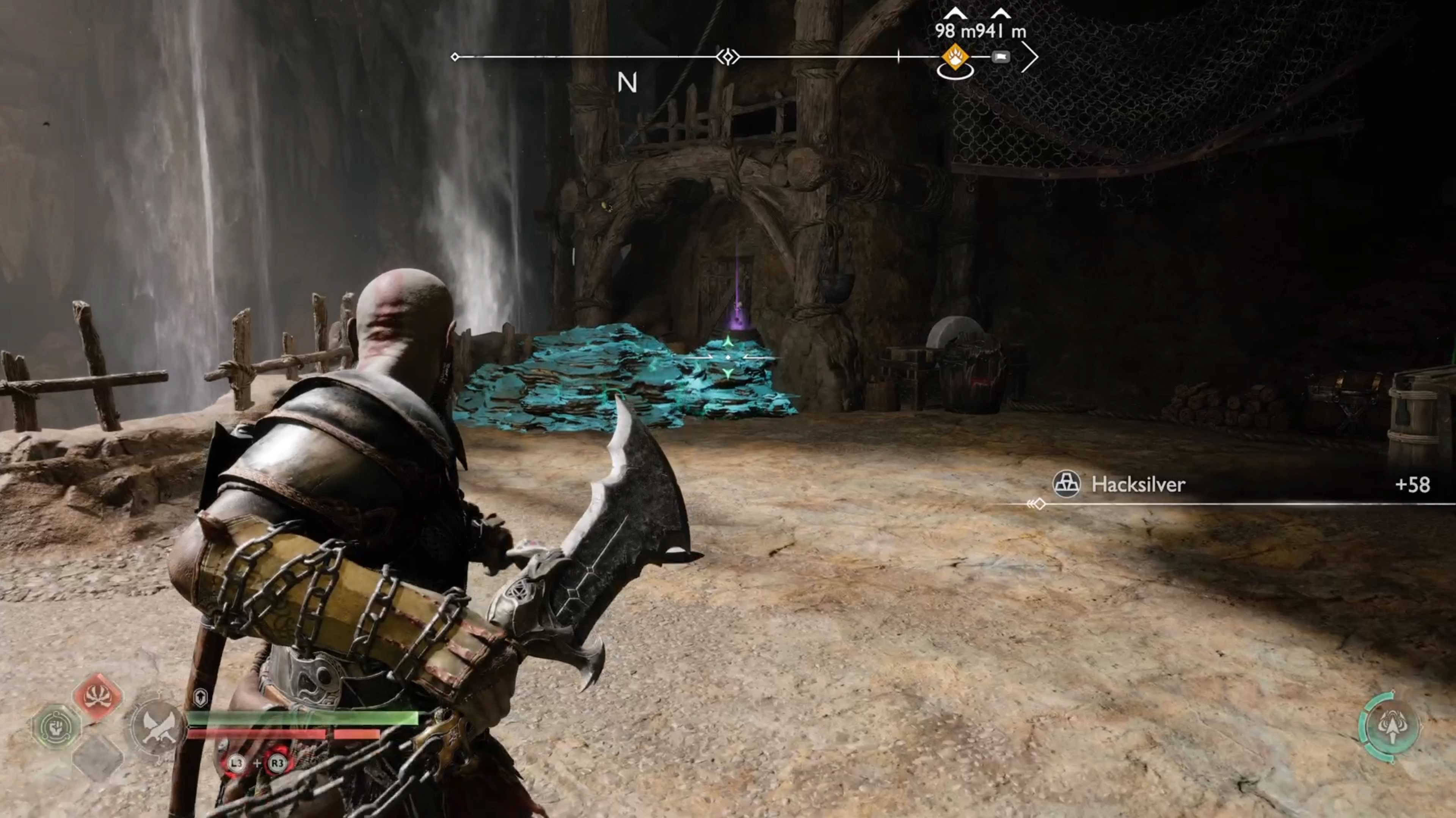 Use Atreus to destroy the Soundstone and grab the second Artifact