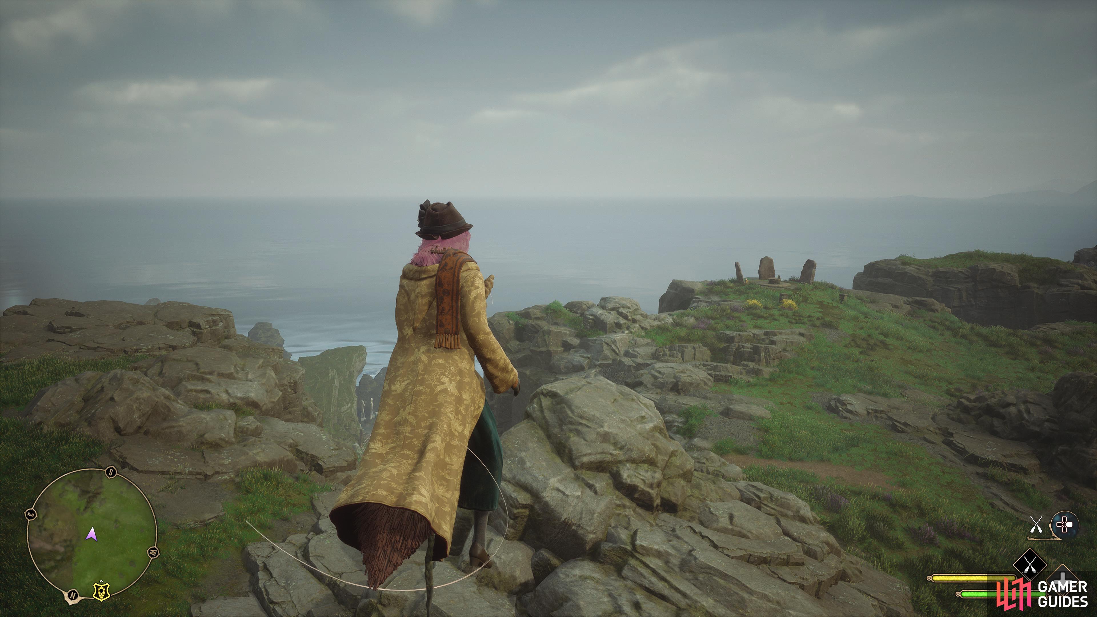 Flying over Clagmar Coast.