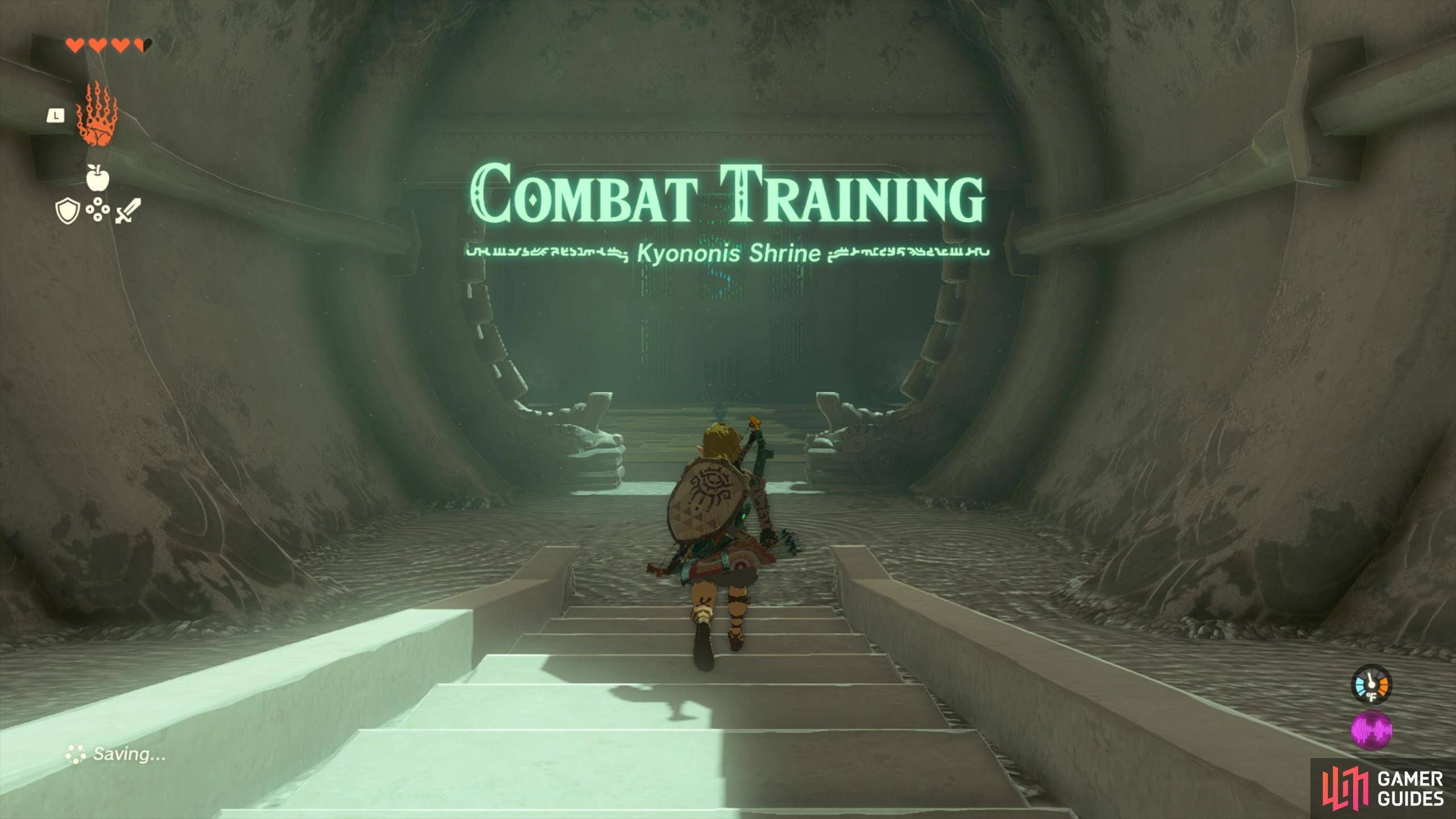 Kyononis Shrine: Combat Training.