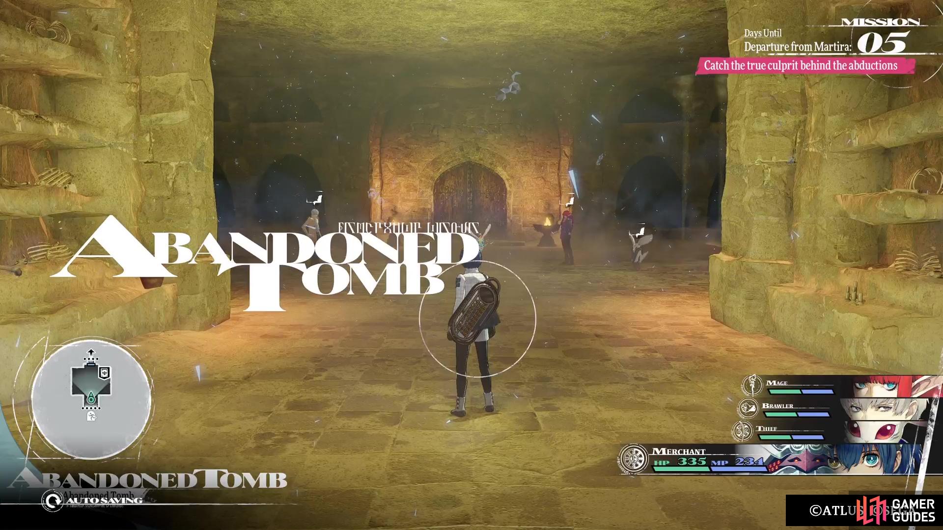 The Abandoned Tomb is another optional dungeon that opens for a side quest.