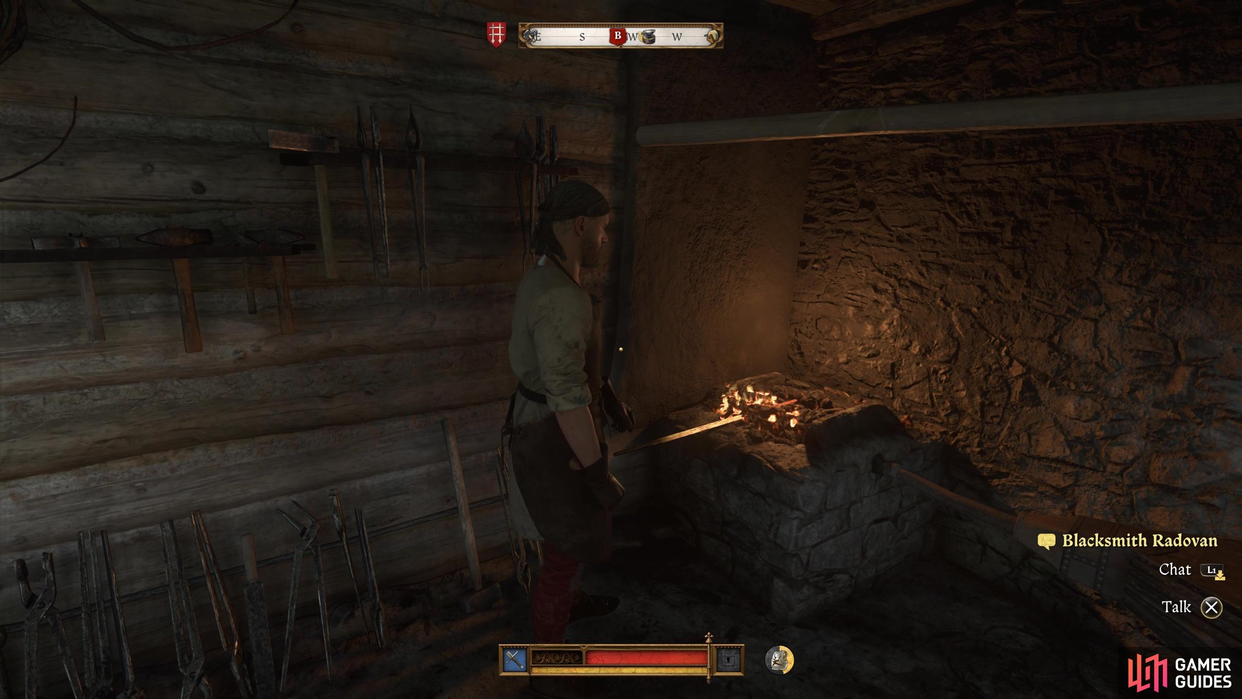 Blacksmith Radovan may be your only way of getting invited to Semines Wedding.