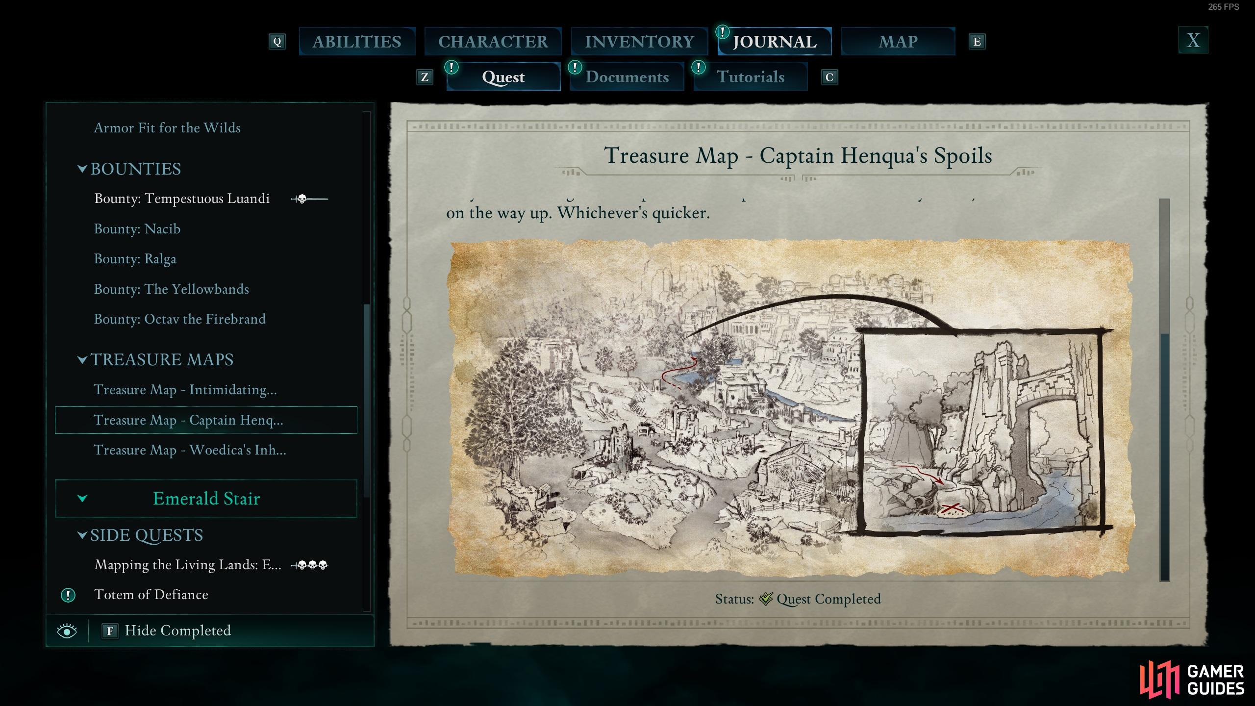 Get this map from a corpse on the Lighthouse.