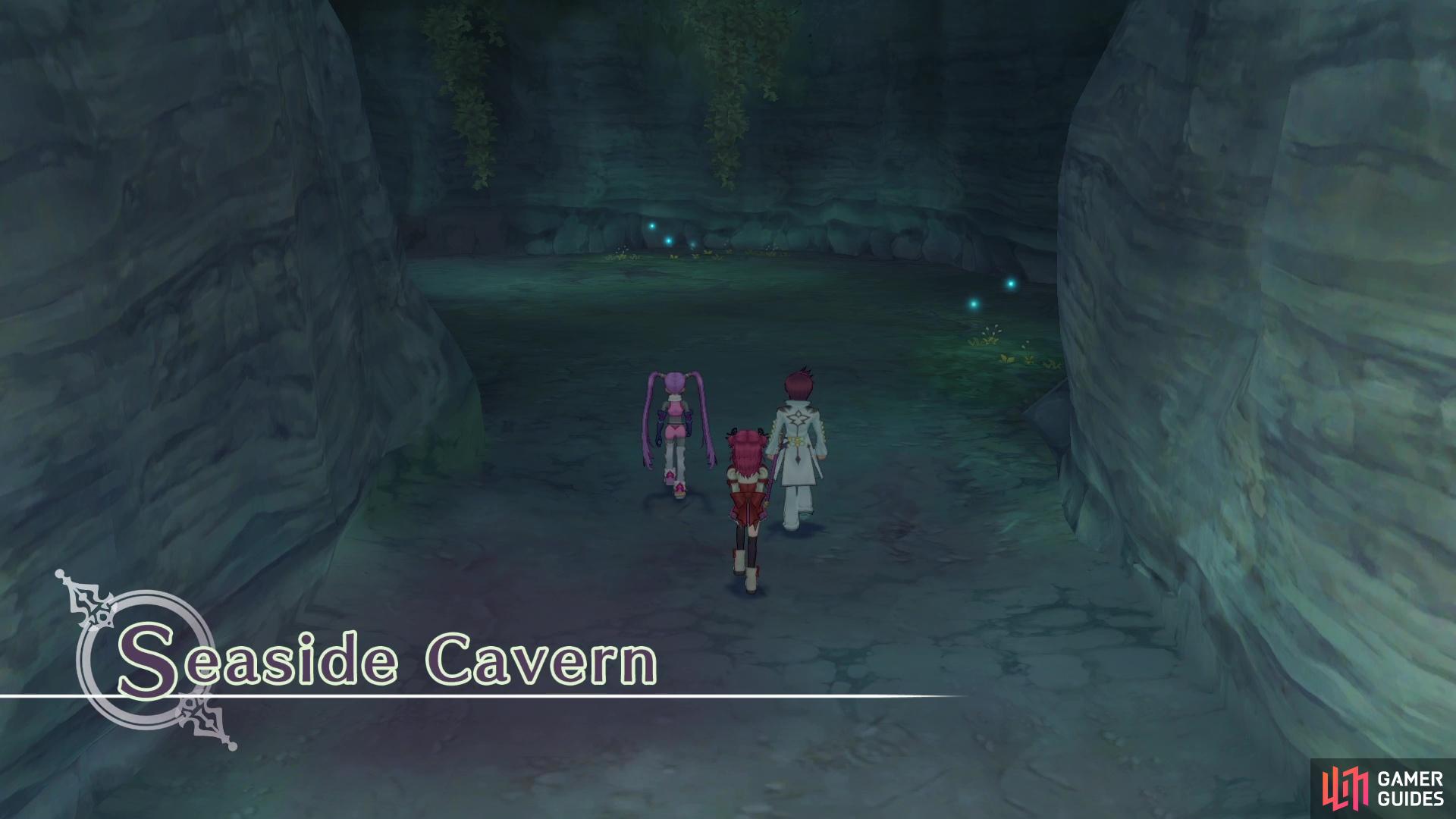 Asbel plans on getting the jump on Fendel by going through the Seaside Cavern.