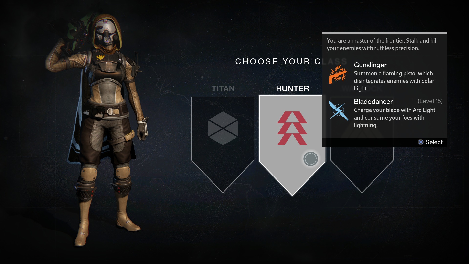 The Hunter is a versatile class that is an expert at fast-paced ranged combat. Yeehaw!