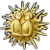 "Gold doppelganger badge" icon