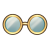 "Gold Round Specs" icon