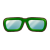 "Green-Rimmed Glasses" icon