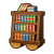 "Bibliophile's Bookcase" icon