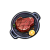 "Sizzling meat" icon