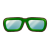"Green-Rimmed Glasses" icon