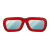 "Red-Rimmed Glasses" icon