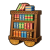 "Bibliophile's Bookcase" icon