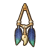 "Blue Decorative Feather" icon