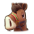 "Brown Horse Saddle" icon