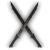 "Rusty Wooden-Handled Dual Blades" icon