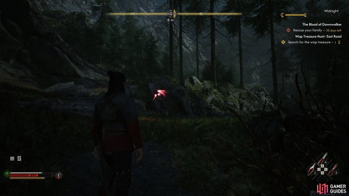 Wisp Treasure Hunt: East Road