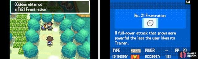 Frustration is quite powerful for newly-caught Pokemon, but will become less effective as you train them and they become instinctively more friendly.
