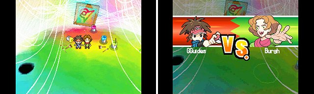 Gym Leader Burgh uses Bug-type Pok&eacute;mon.