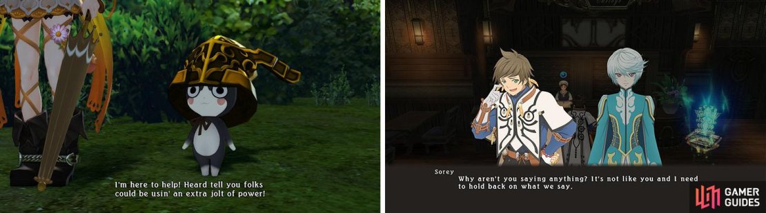 After Atakk agress to help you can head to the Inn for some more skits.