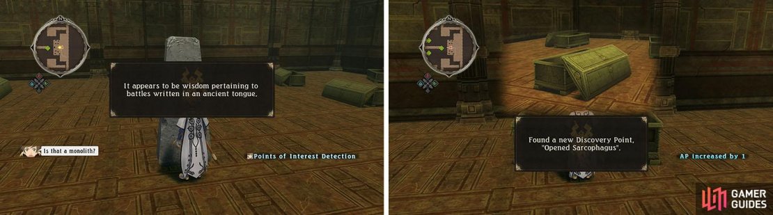 Behind the Monolith is a discovery and skit that you can collect now.