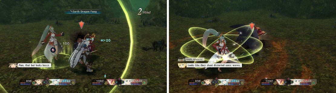Use Sorey&rsquo;s martial artes to attack the boss, but be wary of his sonic waves.