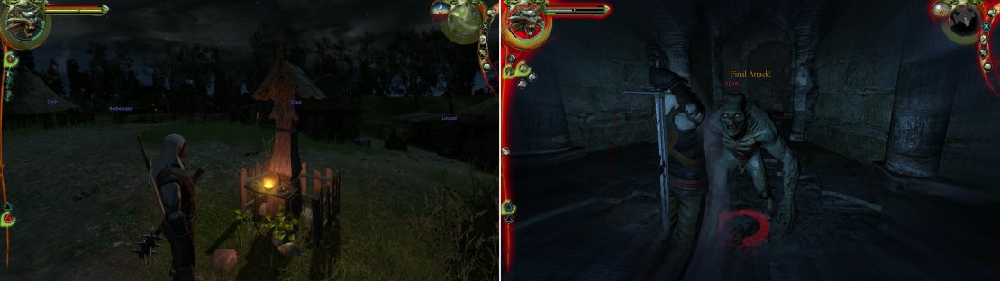 Light the Eternal Fire Shrines to appease the Reverend (left)&hellip; if nothing else. Once done, hunt down the unique Alghoul, Ozzrel, in the crypt.