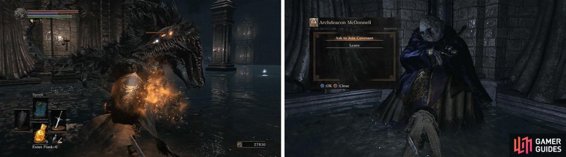 Defeat the Sulyvahn&rsquo;s Beasts to gain access to the Aldrich Faithful covenant.