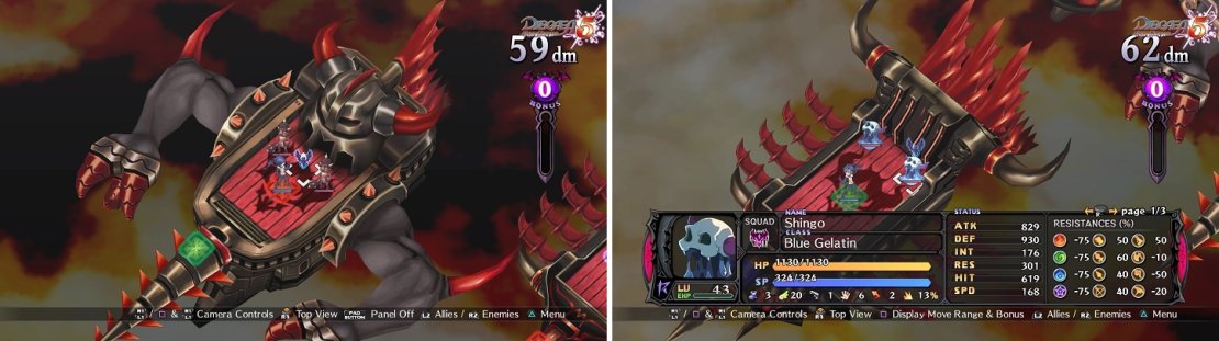 You&rsquo;ll need strong characters for this battle, both physical (left) and magical (right), to deal with the enemies on each ship.