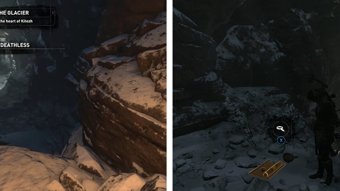 Continue into the Path of the Deathless (left). Grab the Document 01 (right) to the left of the path.
