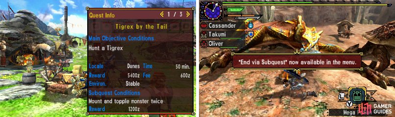 View subquests from “Quest Info” in the menu.