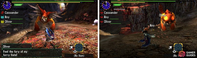 Kecha Wacha. Left: normal. Right: rage mode.