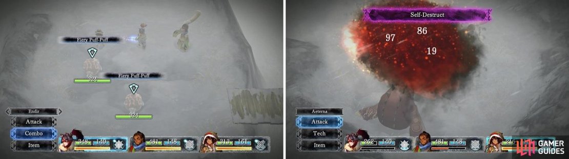 The annoying Puff-Puffs have evolved, so be wary of their positioning when they die, so you don&rsquo;t take damage from their Self-Destruct.