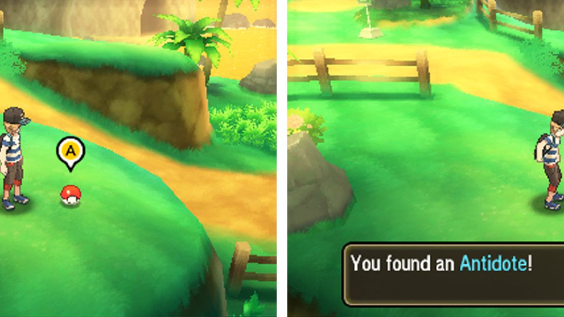 Items are commonly found off the beaten track. It pays to explore!