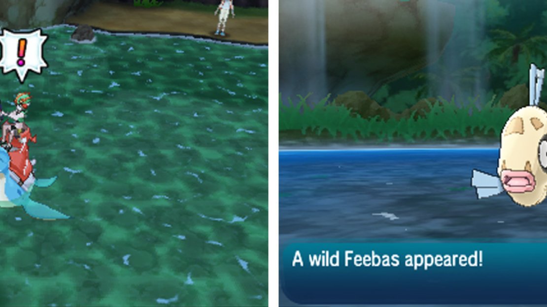 Feebas is an infamously rare Pokemon and it’s no different here.