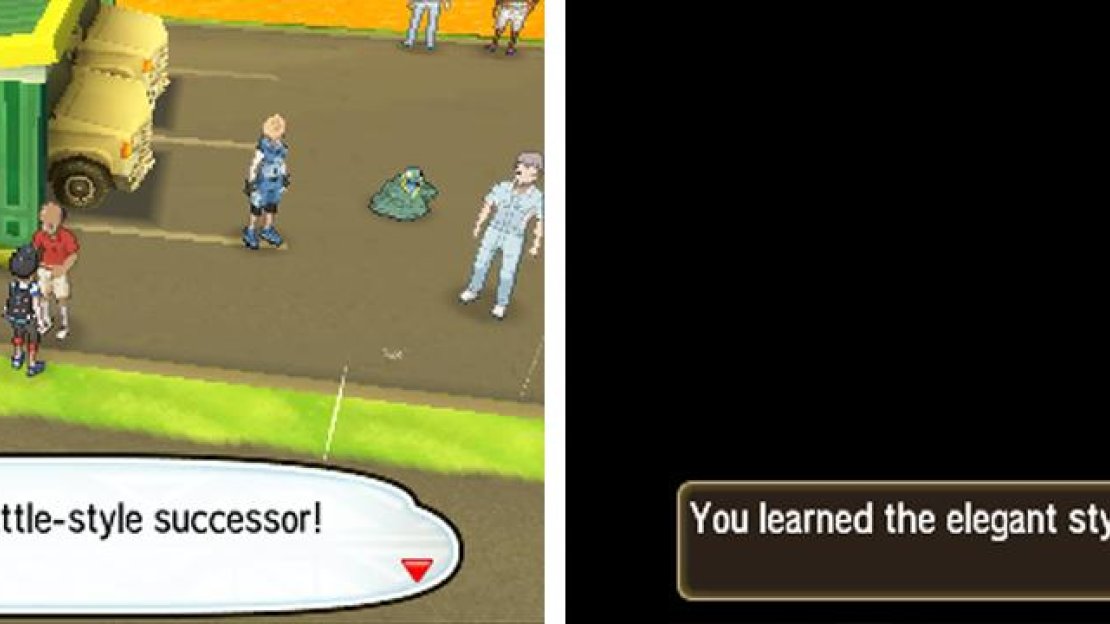 Speak to Gester to change your battle style.