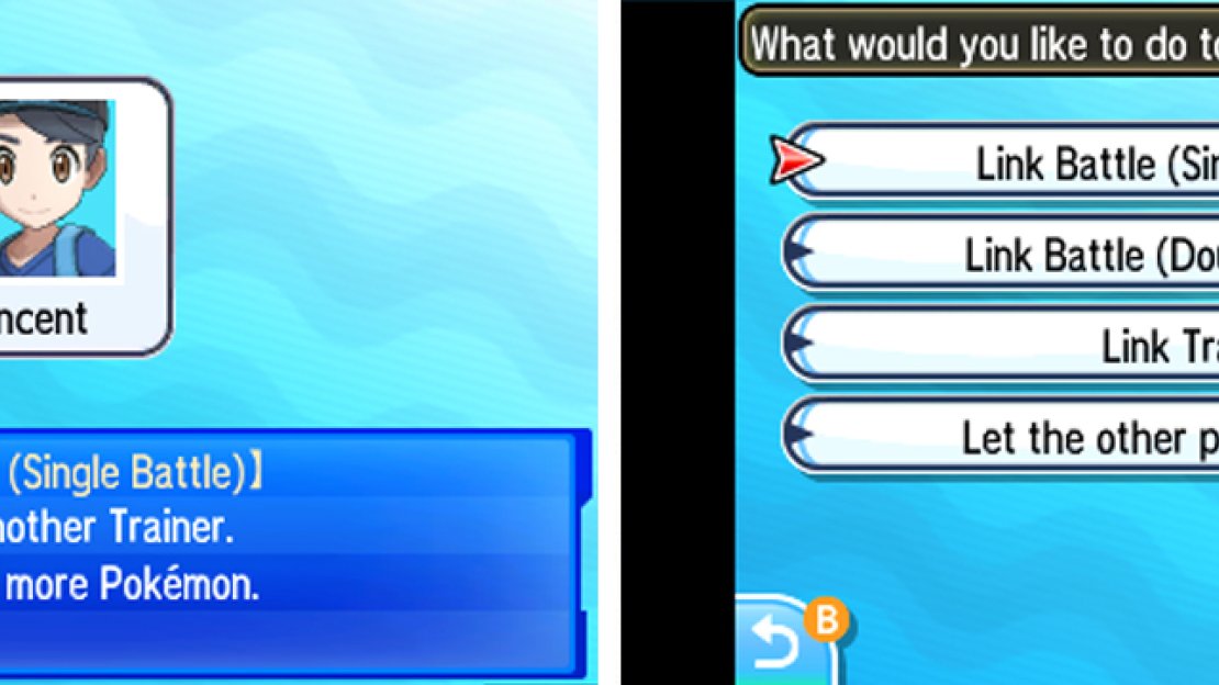 Quick Link is good if you want a simple battle or trade.