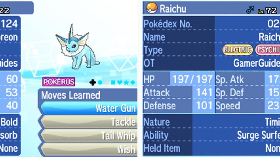 Pokerus is easy enough to identify; cured Pokerus looks like a smiley face.