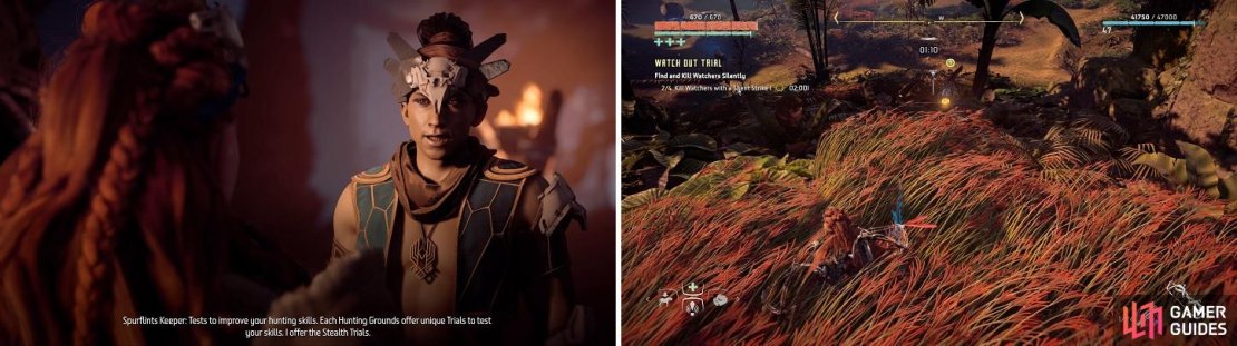 The Spurflints Hunting Grounds&rsquo; trials focus on stealth, although only one really requires using it.