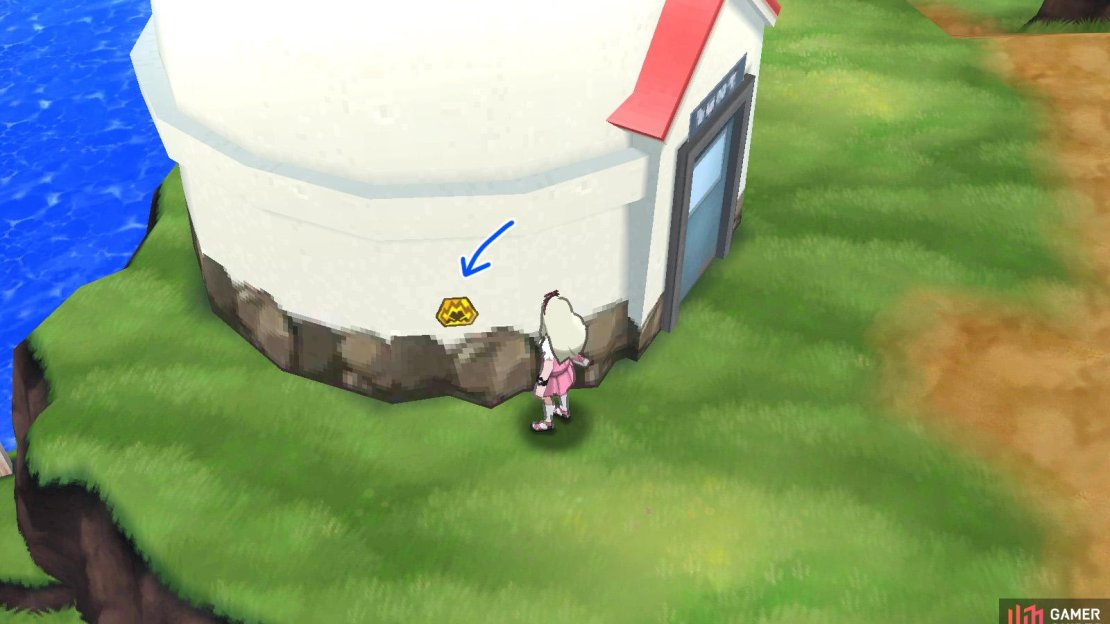 Lighthouse wall, accessed via Diglett’s Tunnel (requires Machamp Shove).