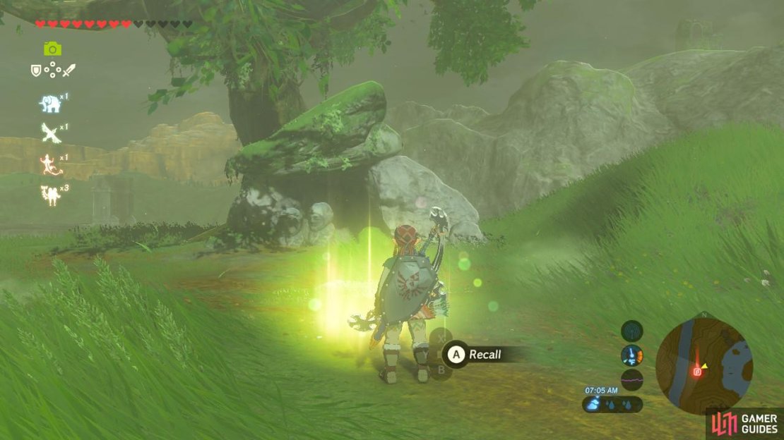 This memory is located in the Dueling Peaks region